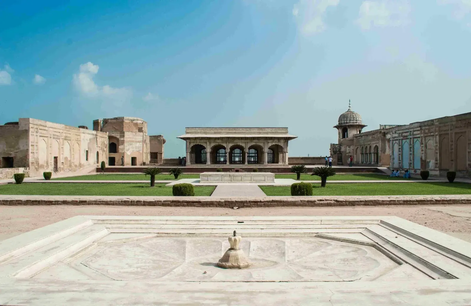 Historic Lahore Fort courtyard during a two-day Lahore heritage tour