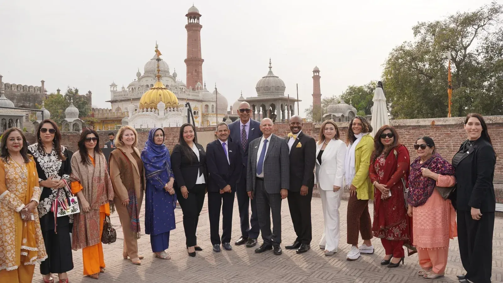 International delegation visiting Sikh heritage sites in Lahore