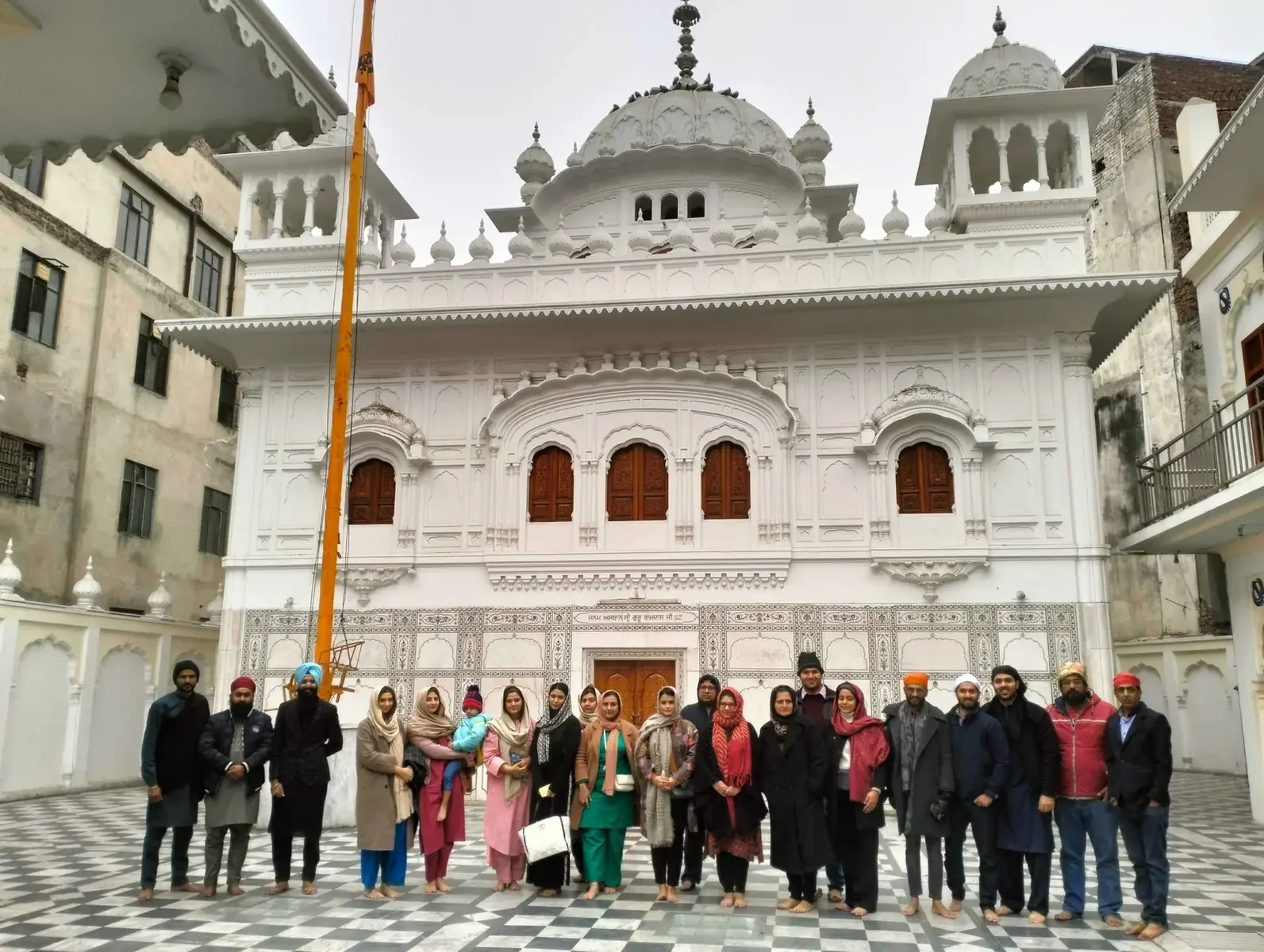 Guests on a guided Sikh heritage tour in Lahore