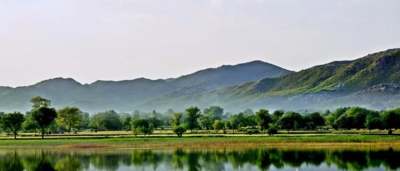 Scenic northern Pakistan landscape on a private overland extension from Lahore