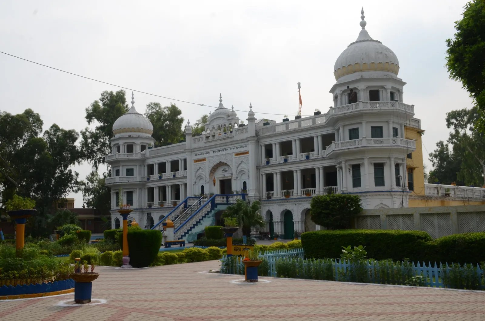 Historic Sikh gurdwara complex on a private Nankana Sahib day tour from Lahore
