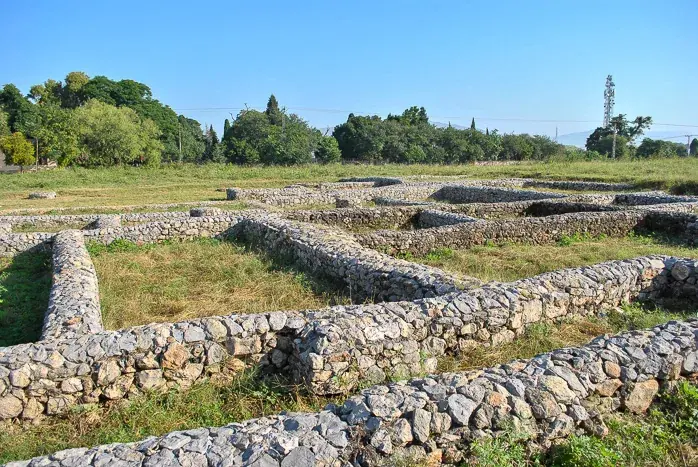Ancient archaeological ruins at Taxila on a day tour from Lahore